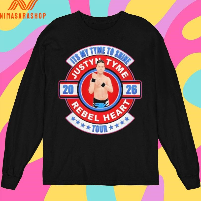 It’s My Tyme To Shine Justyn Tyme Rebel Heart Tour 2026 Shirts