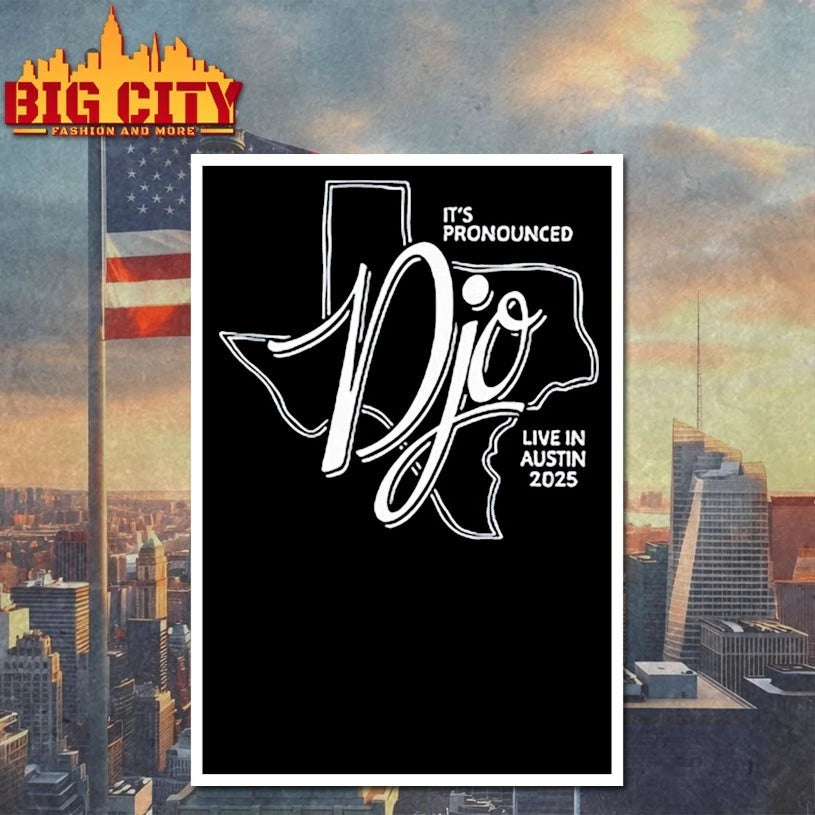 It’s Pronounced Live In Austin 2025 Djo Texas Map shirt