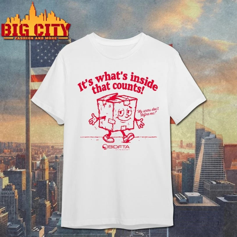It’s What’s inside that Counts BidFTA My scars don’t define me shirt