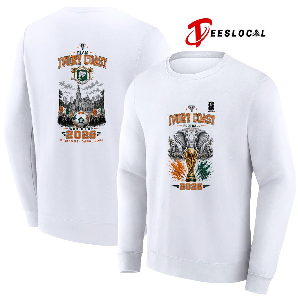 Ivory Coast World Cup trophy graphic shirt