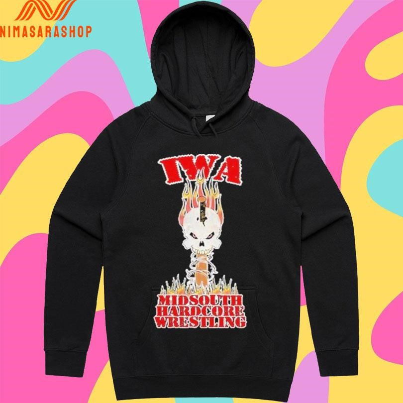 Iwa Midsouth Ahrdcore Wrestling Shirts