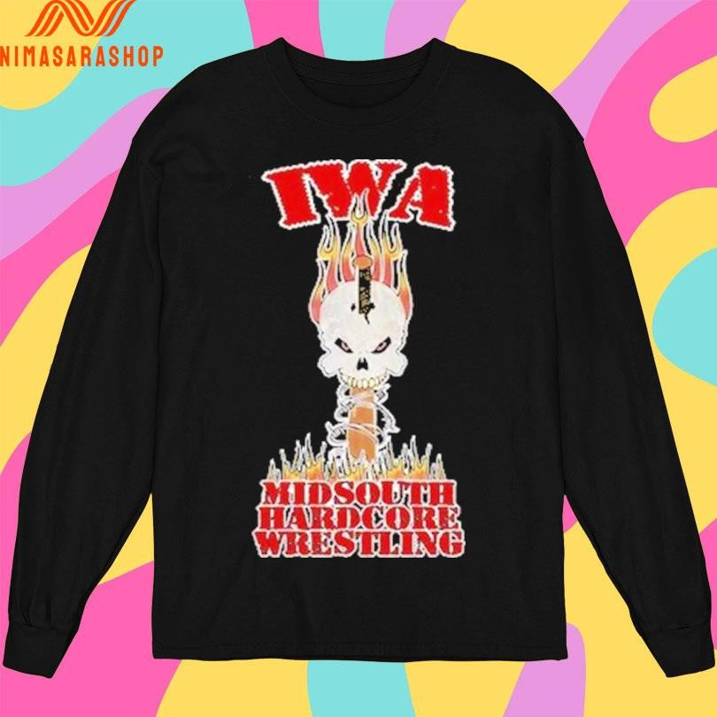 Iwa Midsouth Ahrdcore Wrestling Shirts