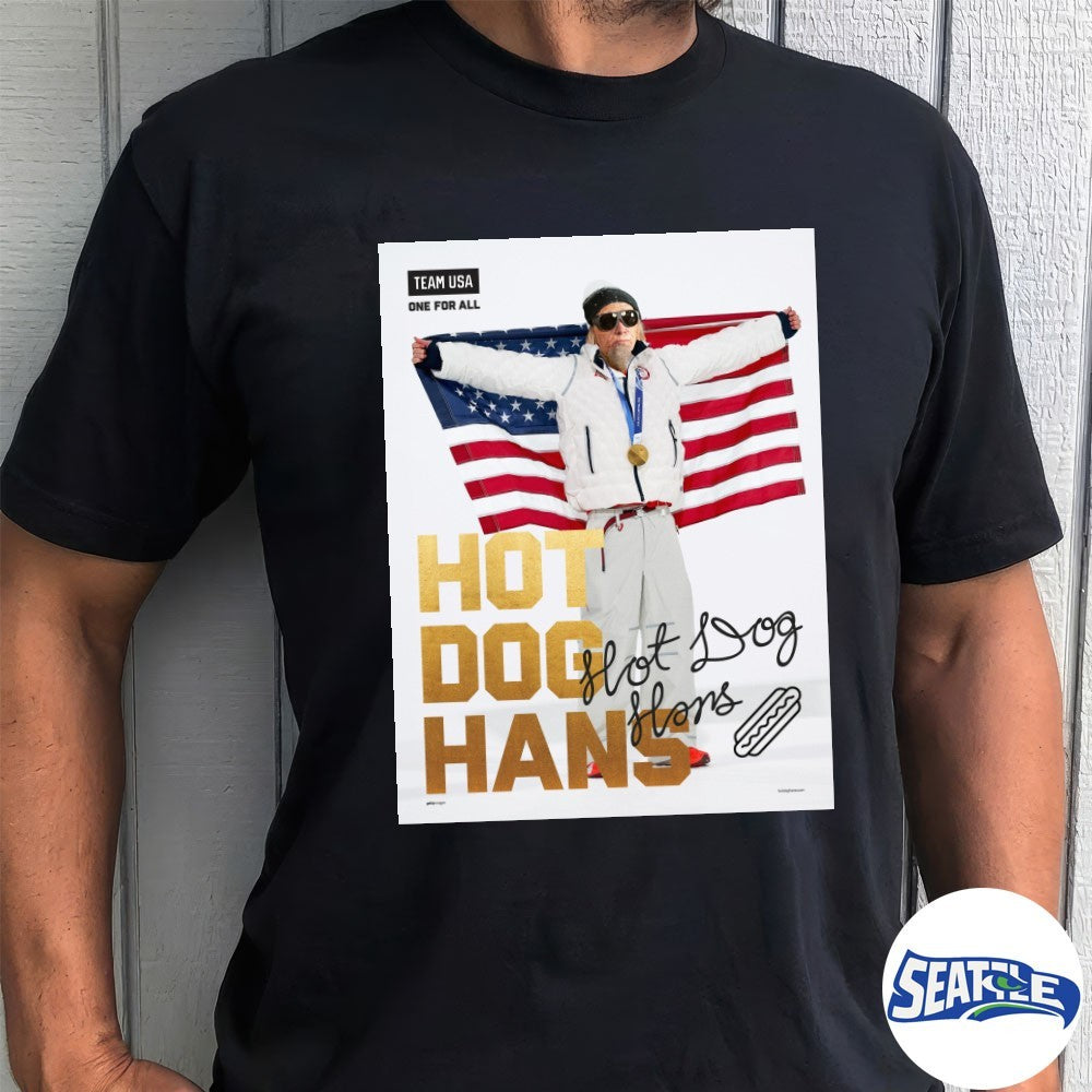 Iykyk Hot Dog Hans Milan Cortina 2026 Olympics shirt