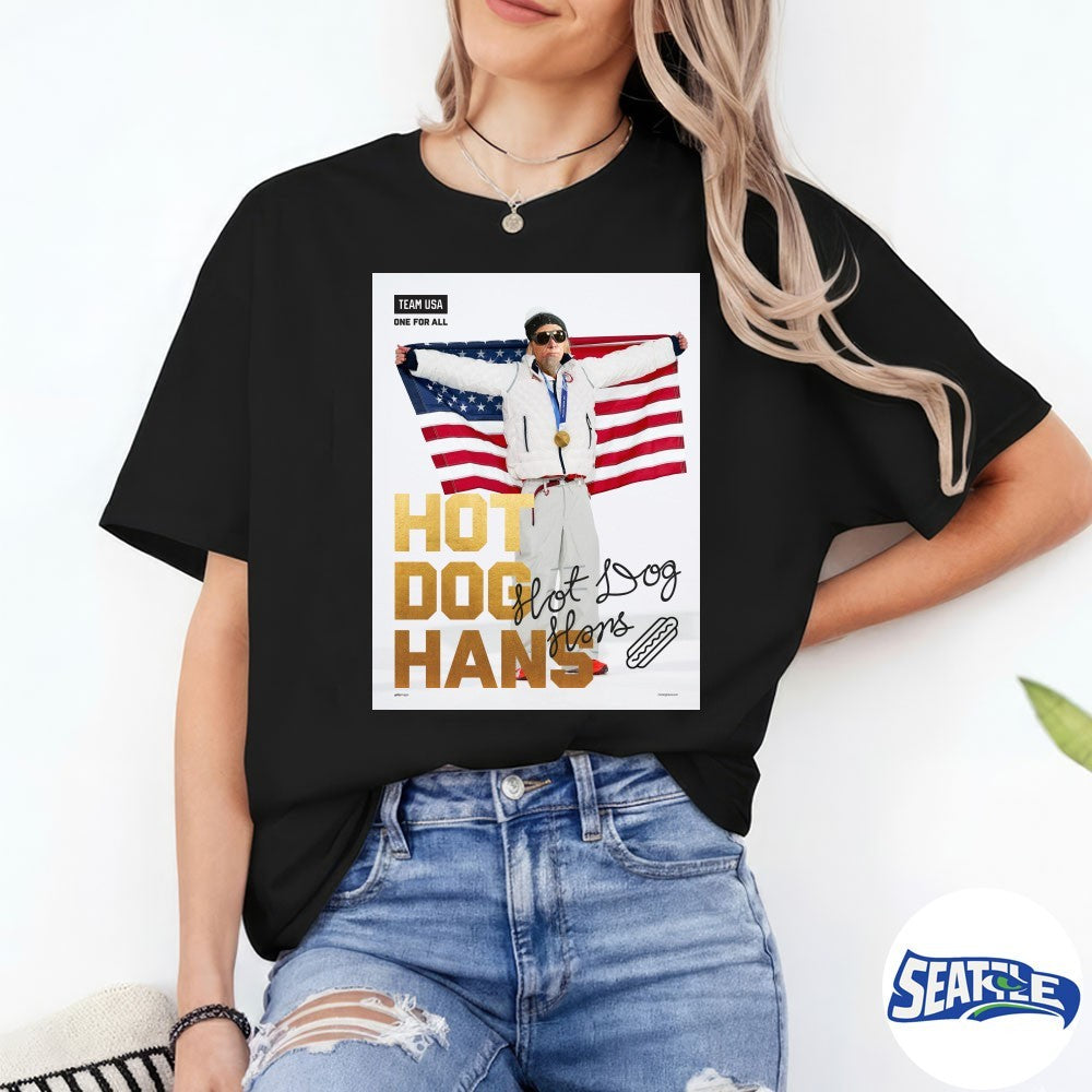 Iykyk Hot Dog Hans Milan Cortina 2026 Olympics shirt