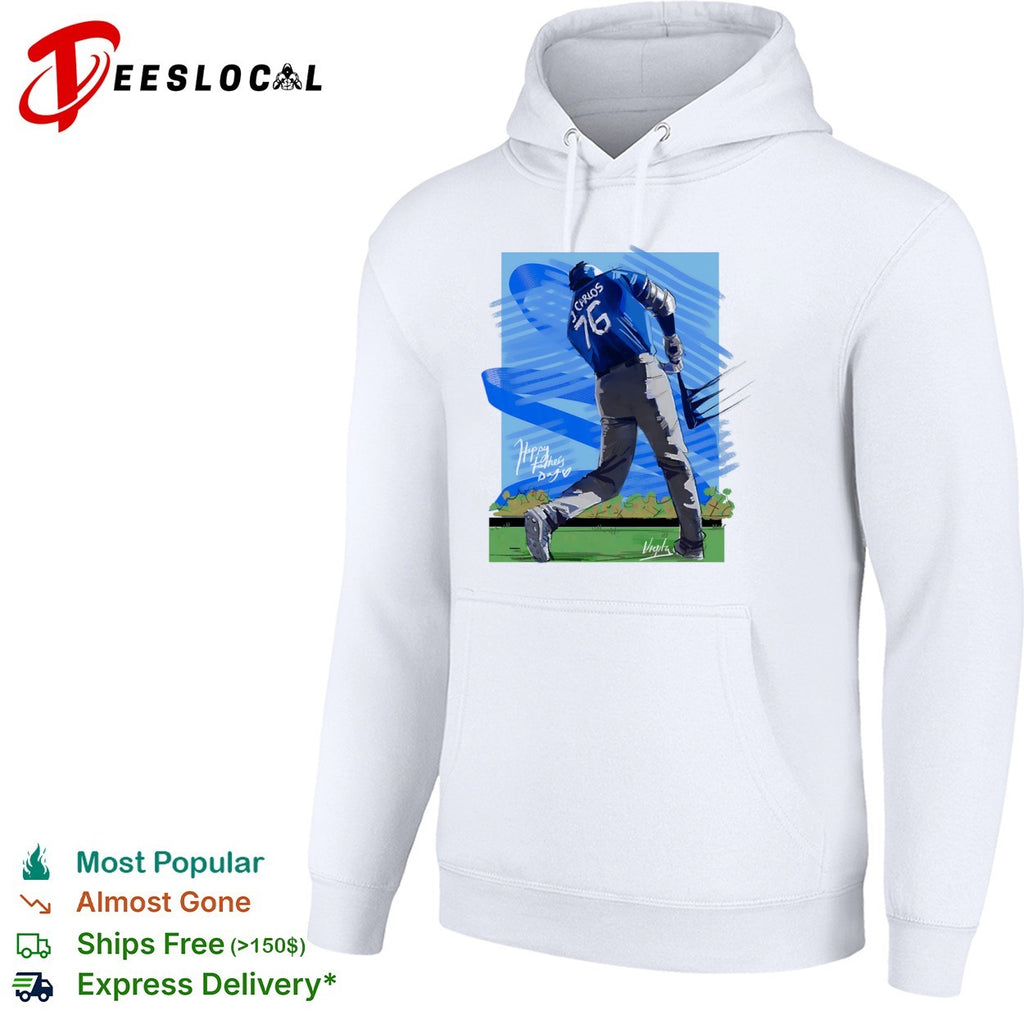 J Carlos 76 Happy Fathers Day Baseball Player Team Sport shirt