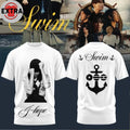 J-Hope BTS Swim Arirang Album Mixed Mesh Special Edition T-Shirt