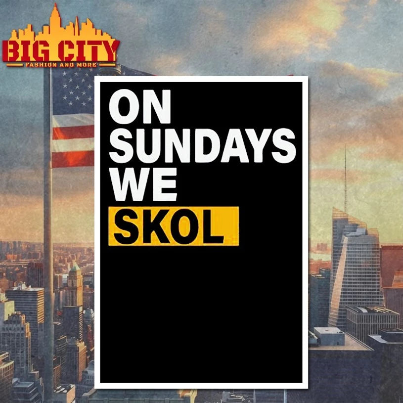 J.J. McCarthy On Sundays We Skol shirt