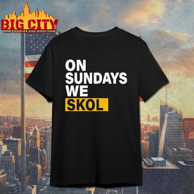 J.J. McCarthy On Sundays We Skol shirt