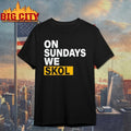 J.J. McCarthy On Sundays We Skol shirt