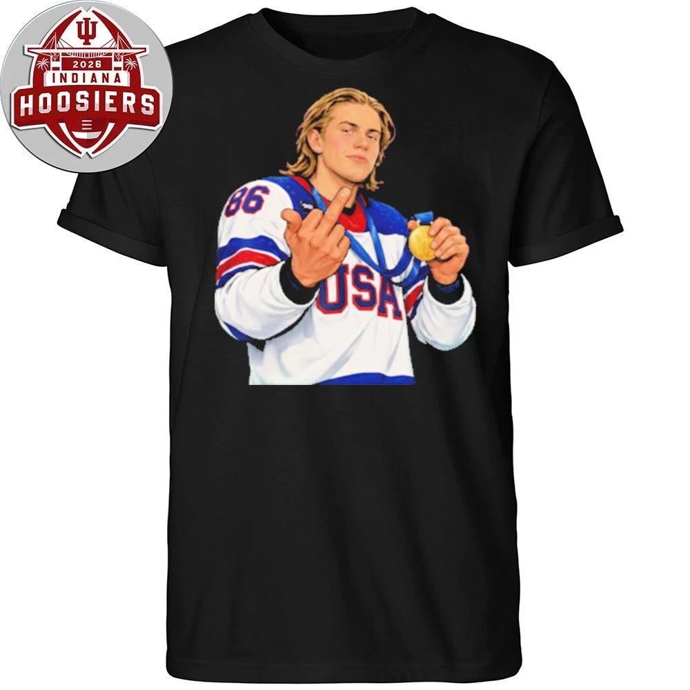 JACK HUGHES golden goal middle finger T-Shirt