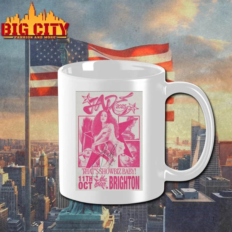 JADE That’s Showbiz Baby! Tour in Brighton Oct 11 2025 Poster shirt