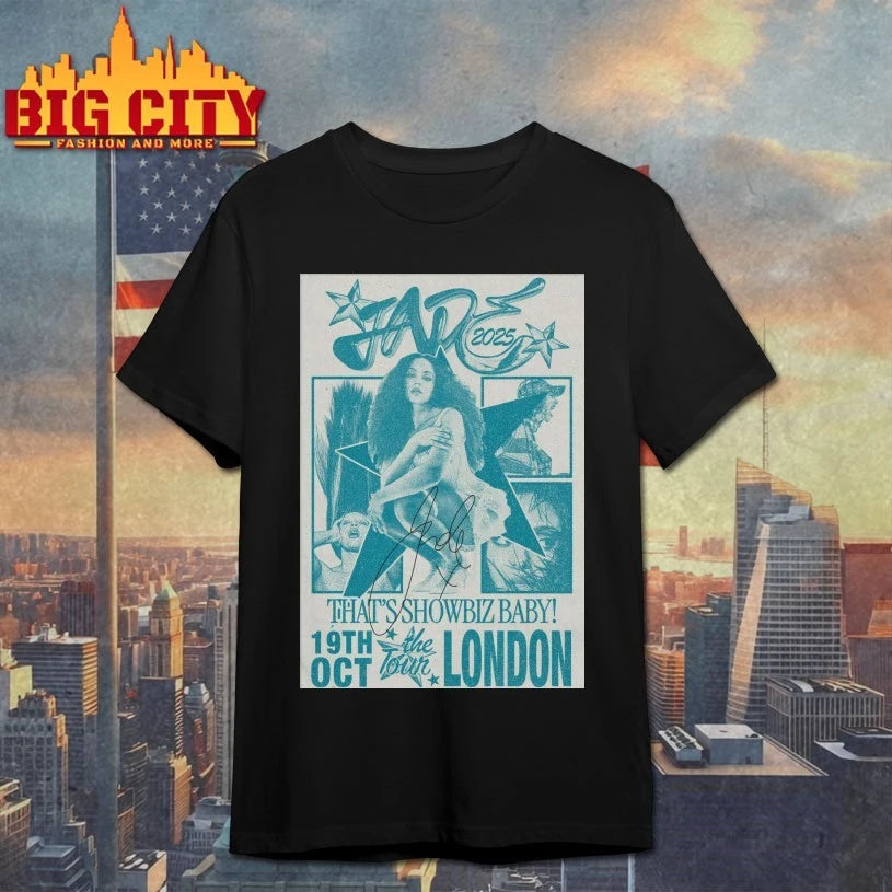 JADE That’s Showbiz Baby! Tour in London Oct 19 2025 Poster shirt