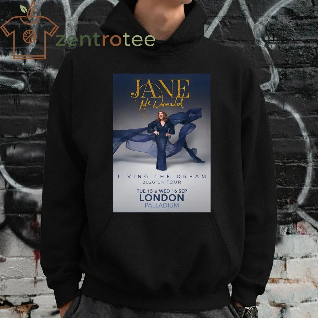JANE McDONALD 2026 UK Tour LONDON Poster tee