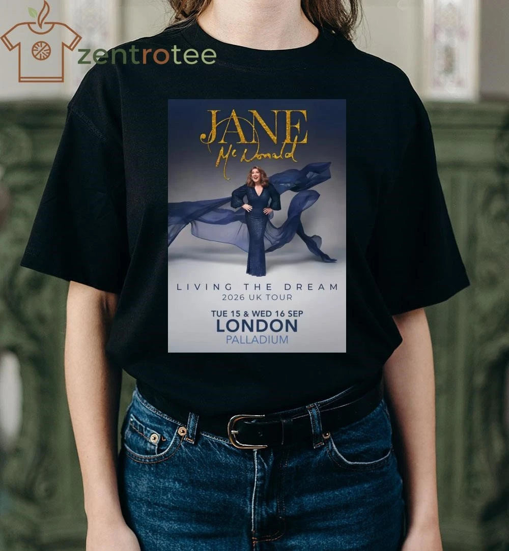 JANE McDONALD 2026 UK Tour LONDON Poster tee