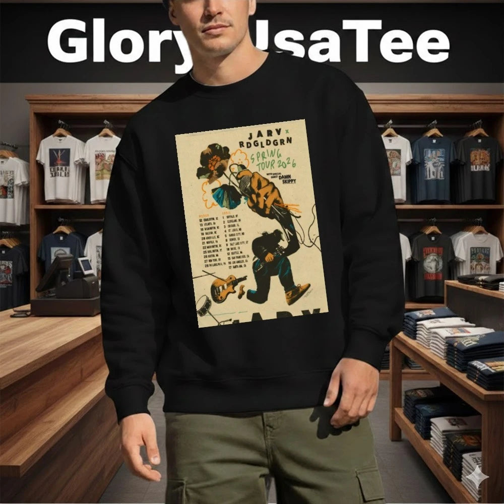 JARV With Red Gold Green 2026 Spring Shows Poster Shirt