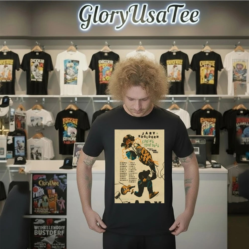 JARV With Red Gold Green 2026 Spring Shows Poster Shirt