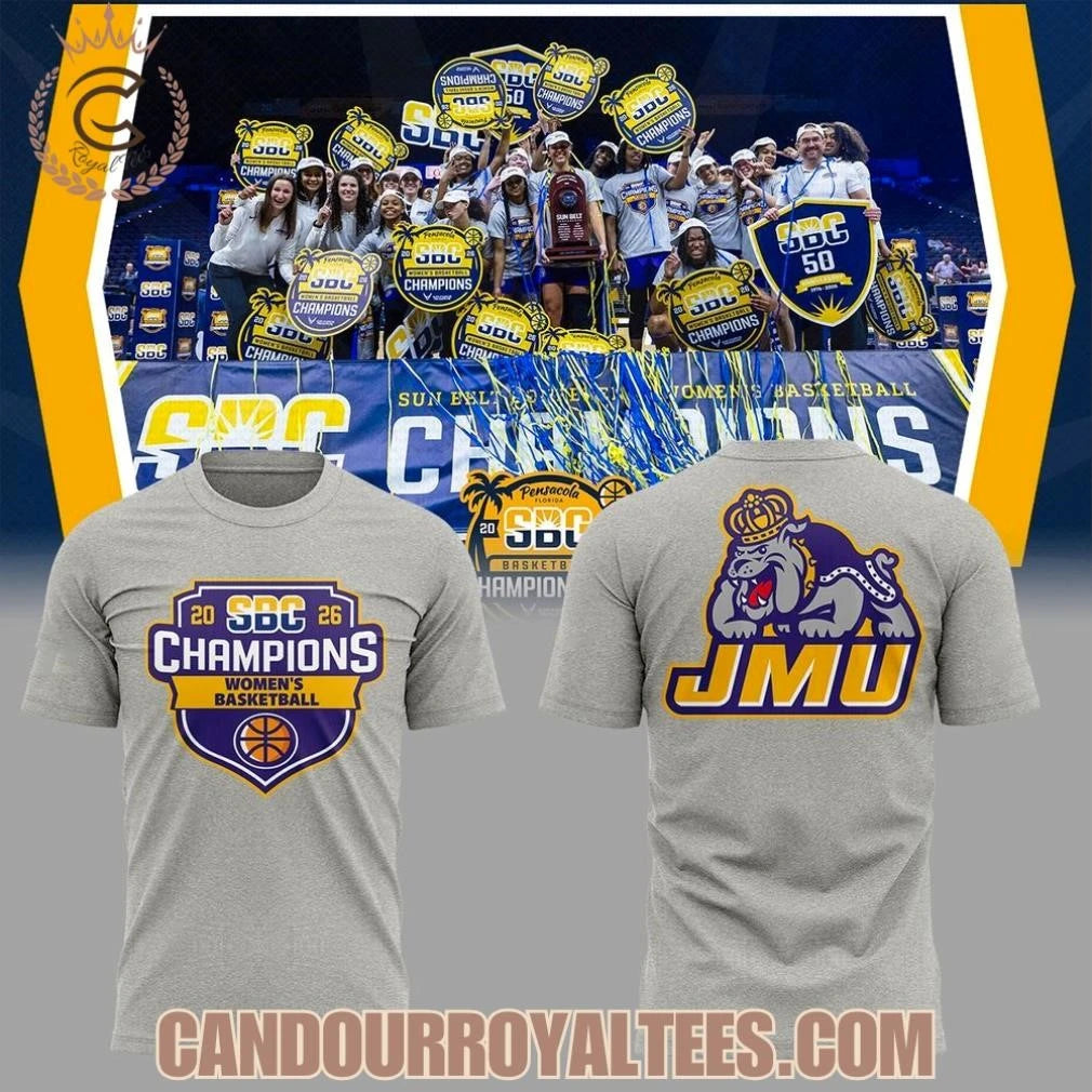 JMU 2026 SBC Champions Women’s Basketball Shirt