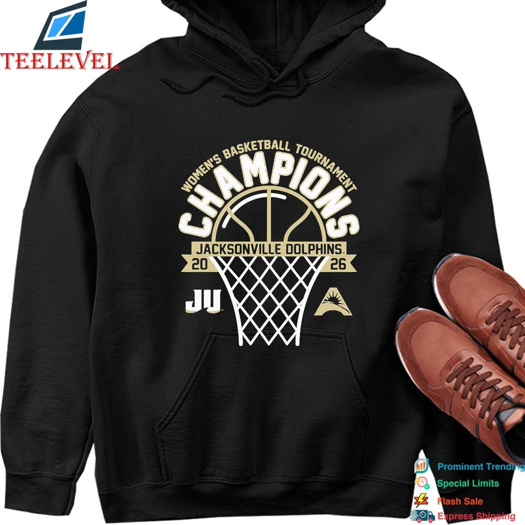JU Dolphins 2026 ASUN Women’s Basketball Tournament Champions T-Shirts