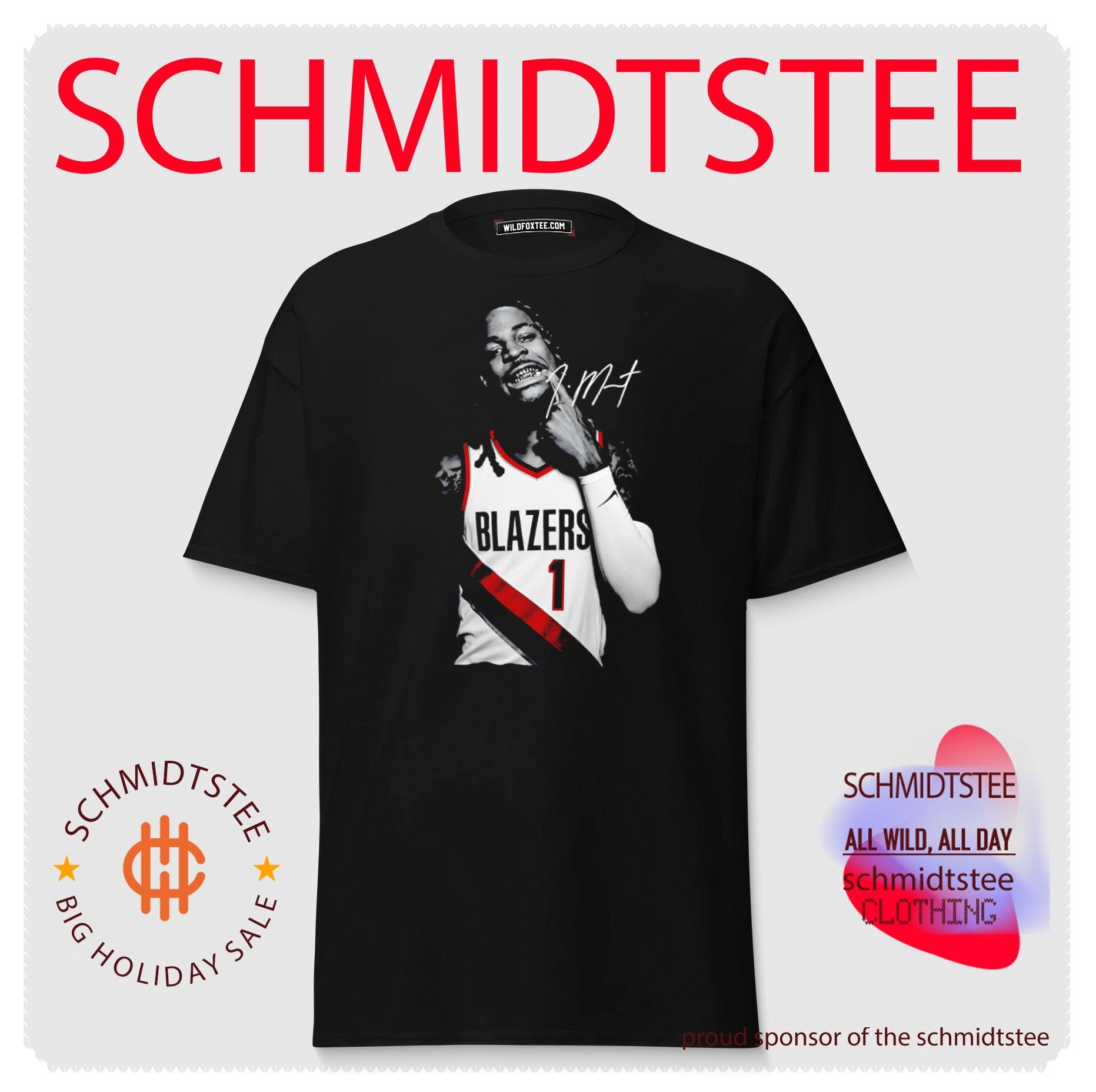 Ja Morant Portland Trail Blazers Number 1 signature shirt