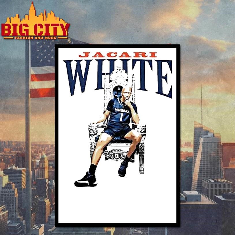 Jacari White Portrait The King Virginia Cavaliers Shirt