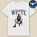 Jacari White Portrait White Shirt