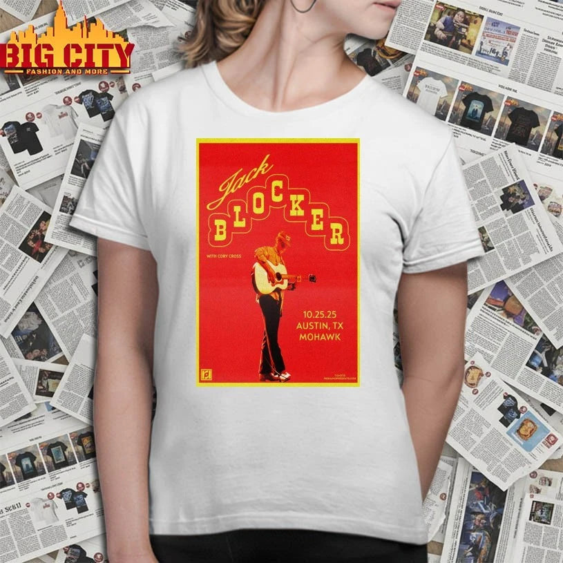Jack Blocker with Cory Cross Oct 25 2025 Mohawk Indoors, Austin, TX Poster shirt