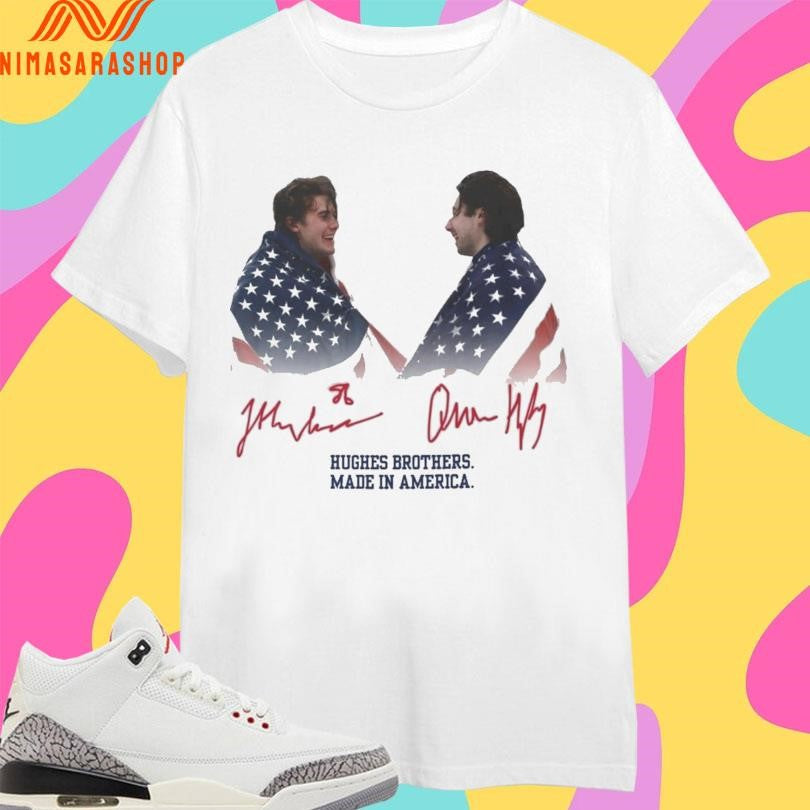Jack Hughes And Quinn Hughes Hughes Brothers Made In America USA Hockey Goal 2026 Hockey Shirts