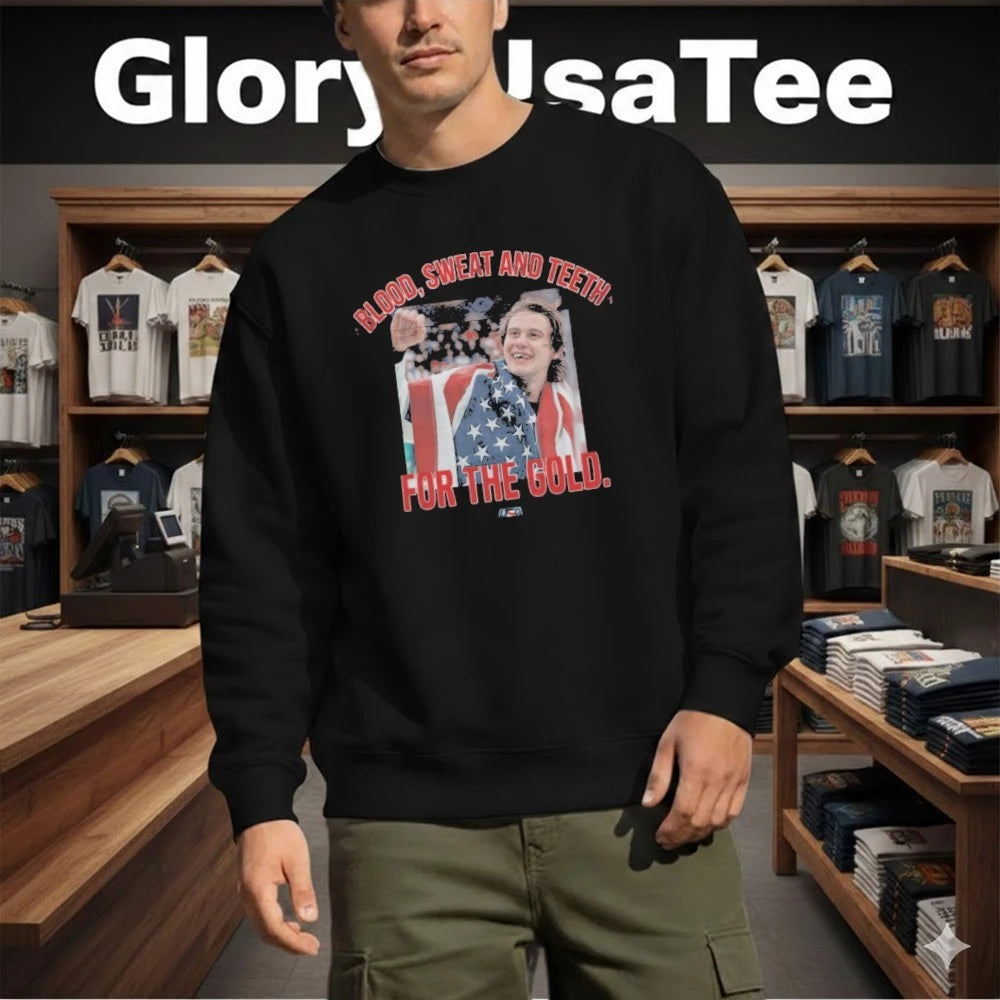 Jack Hughes Bloody Shirt