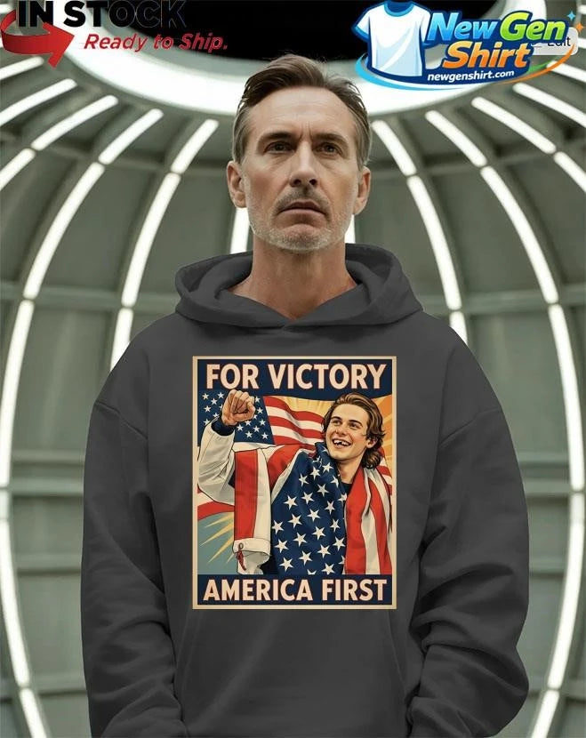 Jack Hughes For Victory America First Shirt