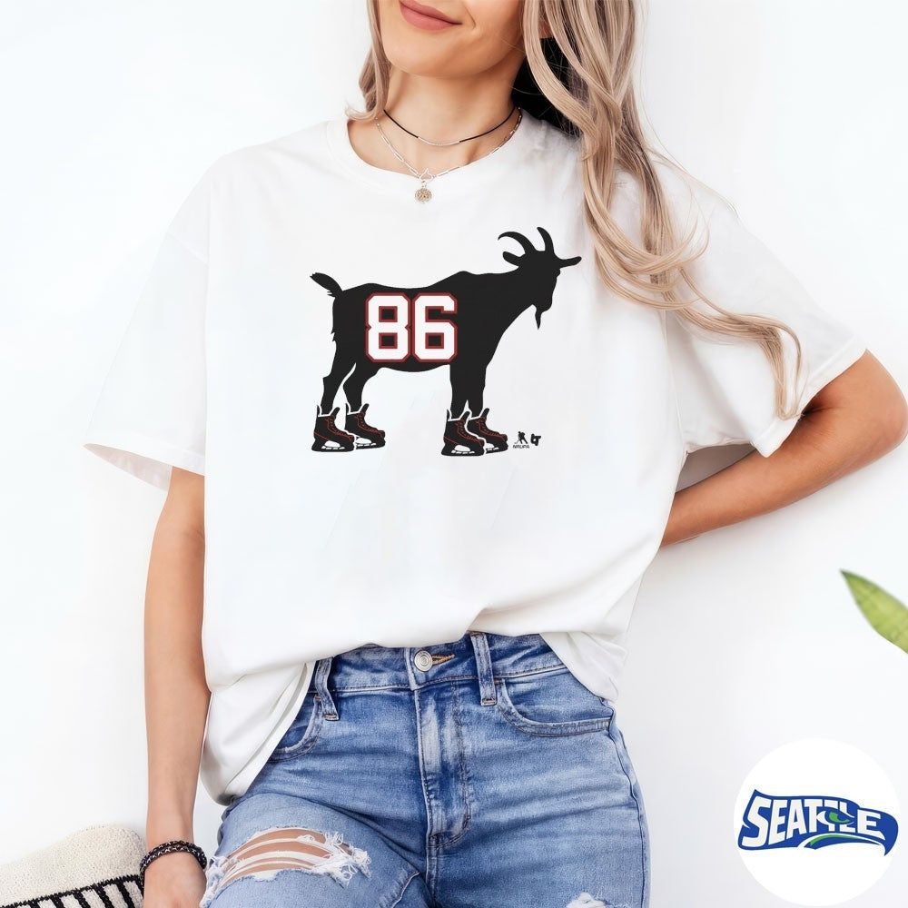 Jack Hughes GOAT 86 USA Team Hockey Winter Olympics shirt