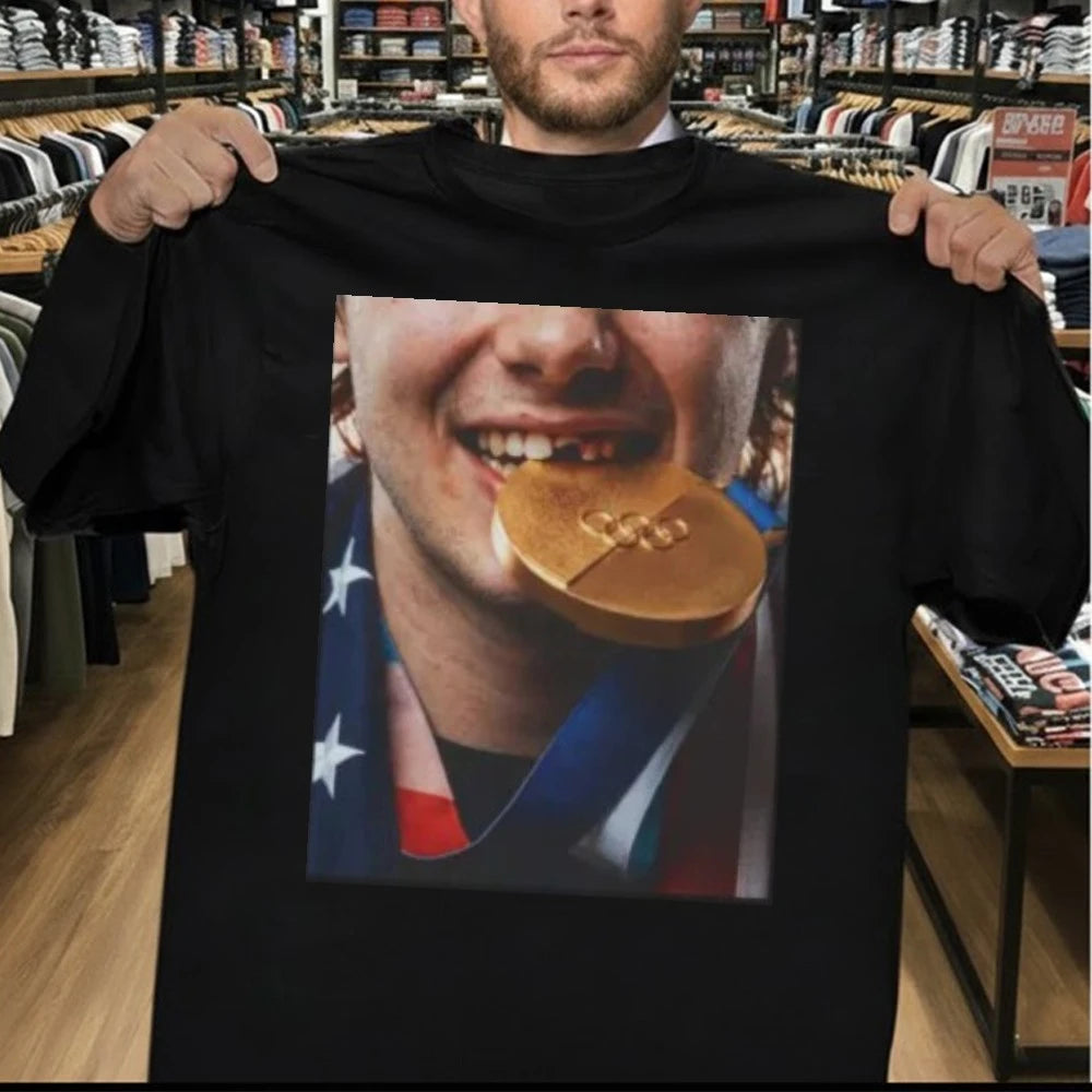 Jack Hughes Gold Medal Shirt