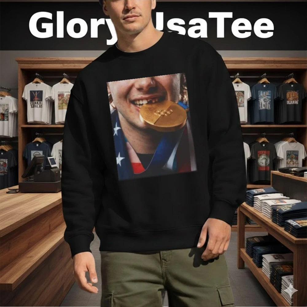 Jack Hughes Gold Medal Shirt