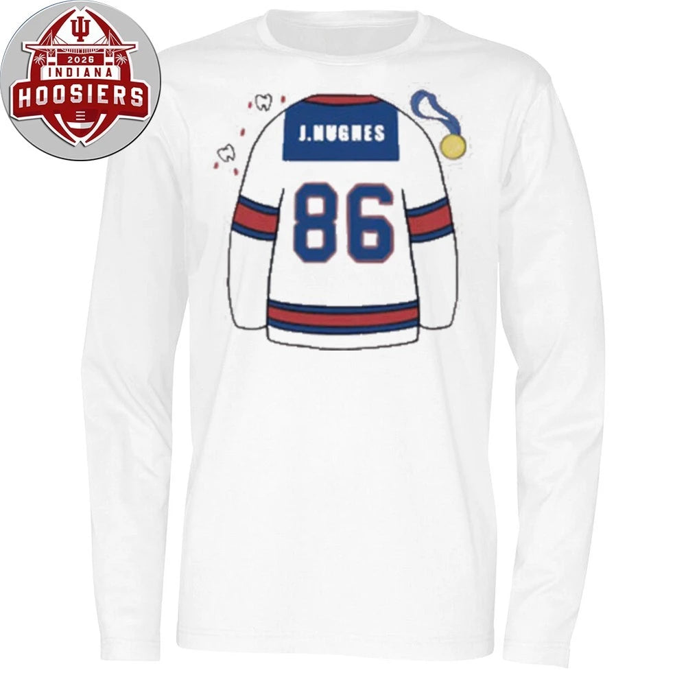 Jack Hughes Golden Goal Quinn Hughes Seeing Ghosts T-Shirt