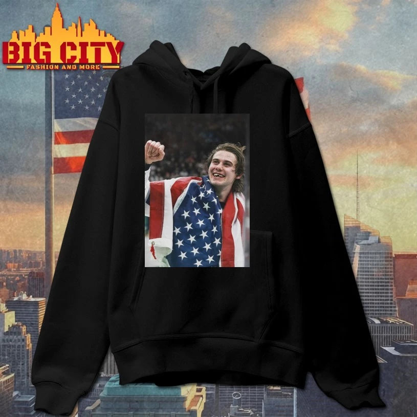 Jack Hughes Ice Hockey Champion Poster T-shirt