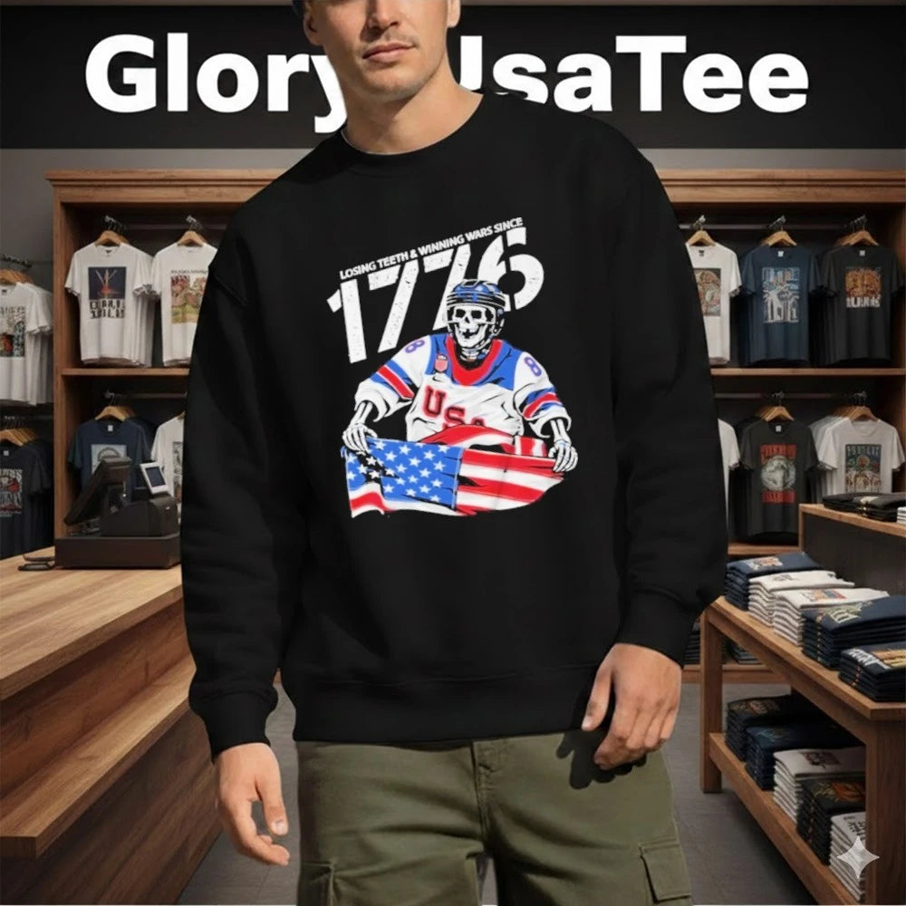 Jack Hughes Losing Teeth Winning Wars Since 1776 Shirt