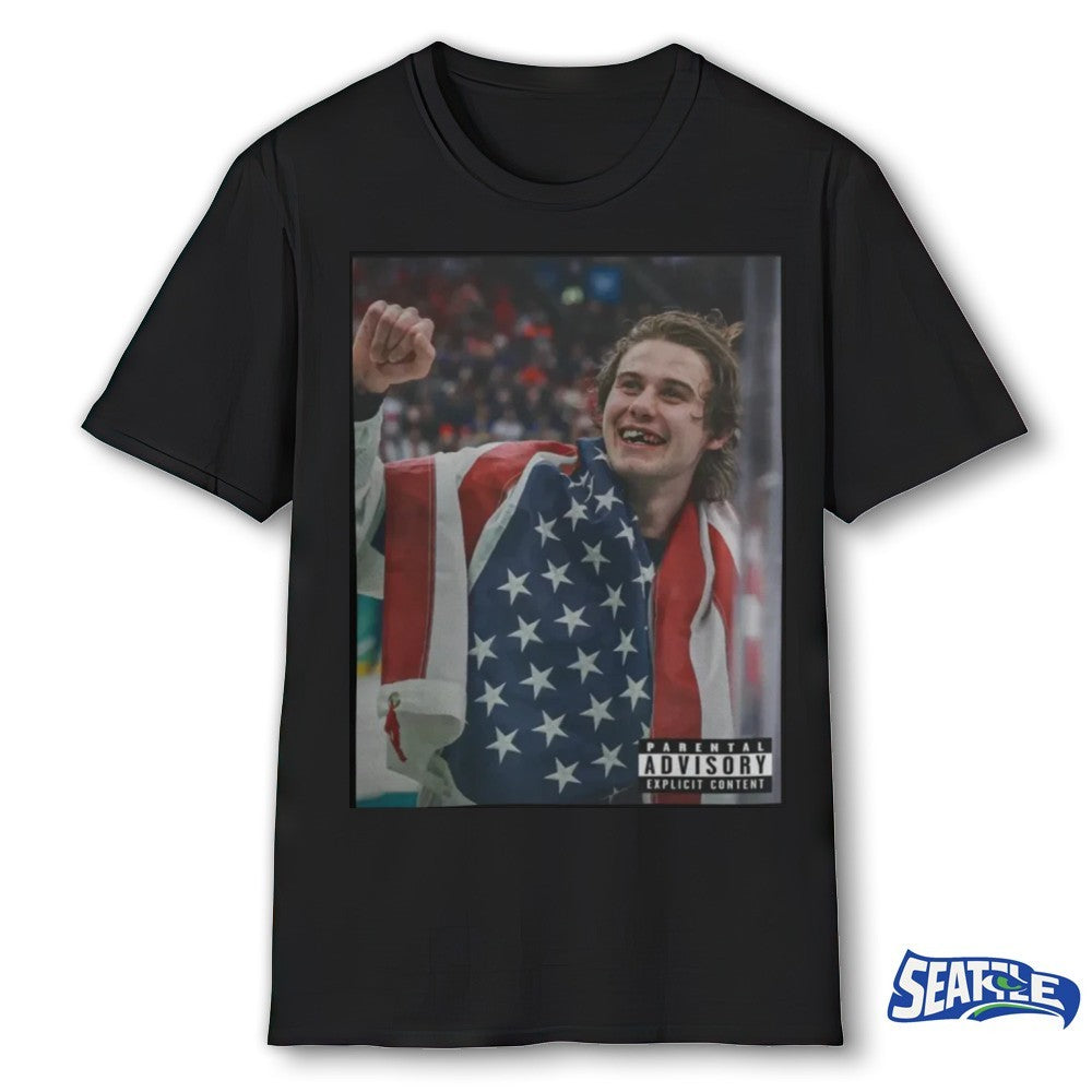 Jack Hughes Lost Teeth Winter Olympics 2026 shirt