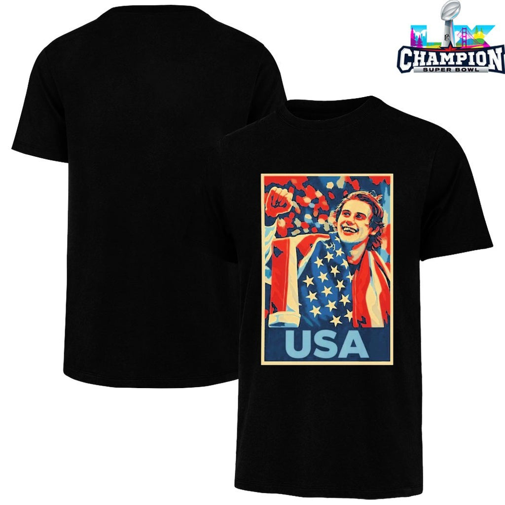 Jack Hughes Men’s Hockey USA Golden Goal Olympic 2026 T-shirts