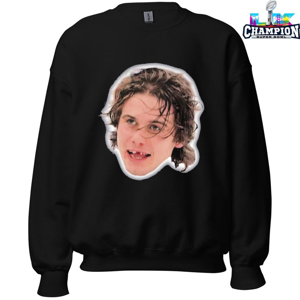 Jack Hughes Missing Teeth Team USA Big Head Face T-Shirts