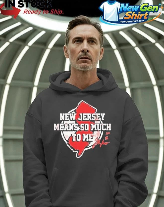 Jack Hughes New Jersey Means So Much To Me Shirt
