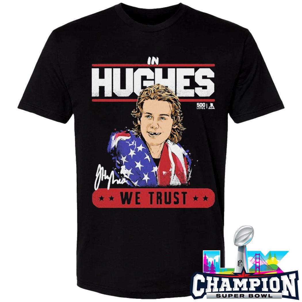 Jack Hughes New Jersey Usa Trust Shirt