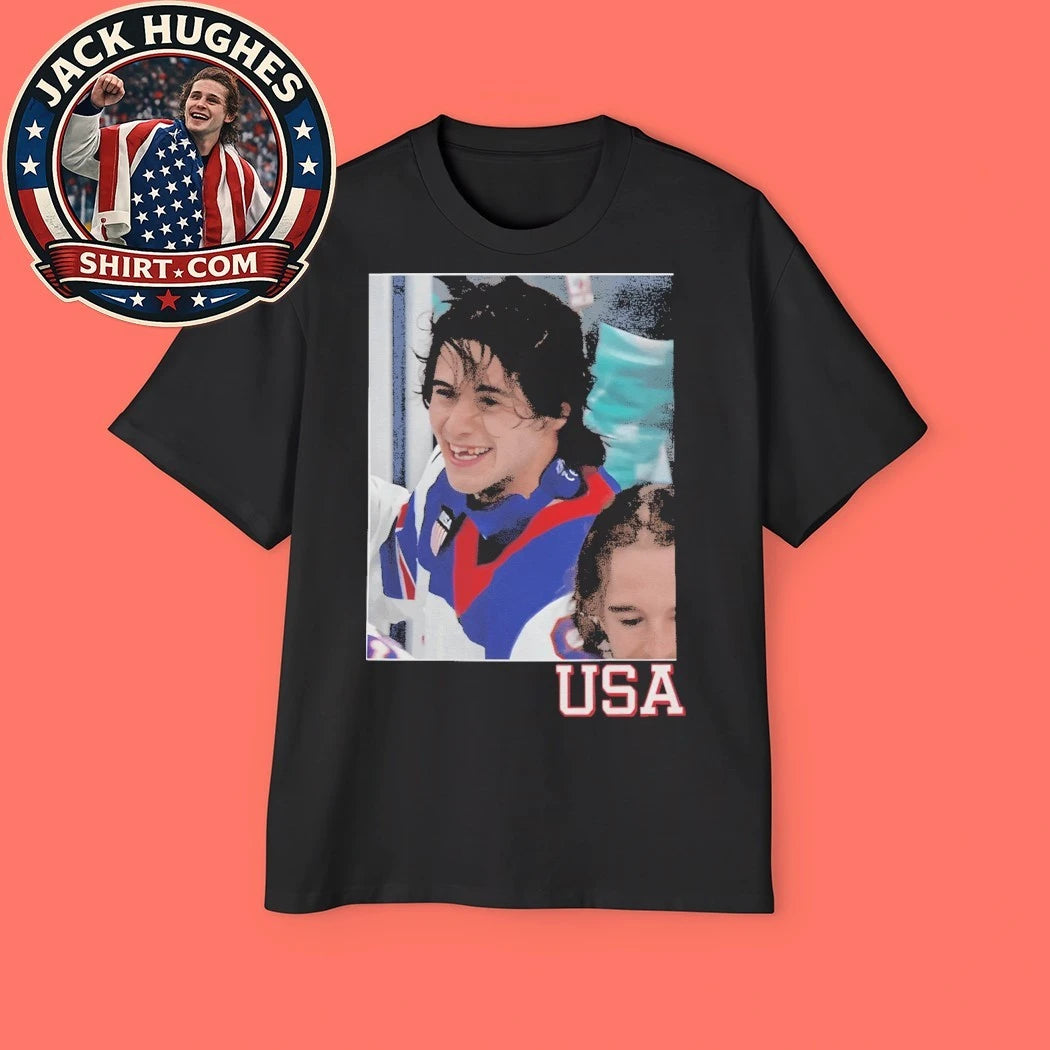 Jack Hughes OT Winner T-Shirt