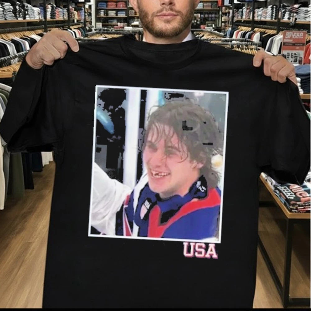 Jack Hughes OT Winner USA Shirt
