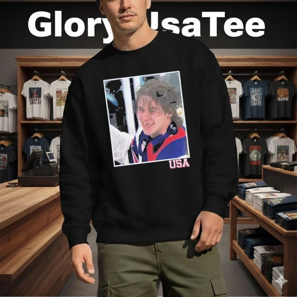 Jack Hughes OT Winner USA Shirt