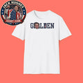 Jack Hughes Smile USA Hockey Golden Goal 2026 T-Shirt