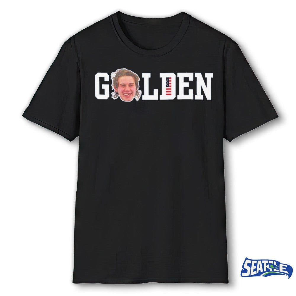 Jack Hughes Smile USA Hockey Golden Goal 2026 shirt