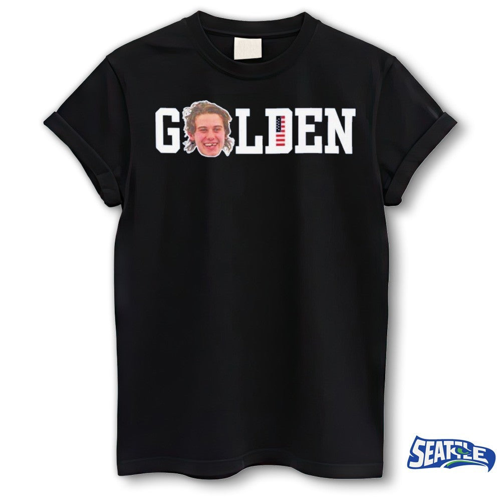Jack Hughes Smile USA Hockey Golden Goal 2026 shirt