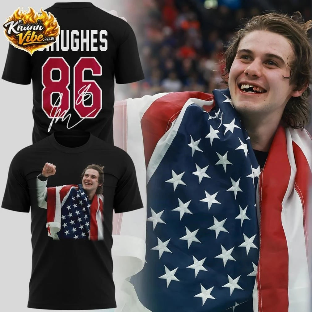 Jack Hughes Star On Ice 2026 USA Hockey Olympic Champions Shirt