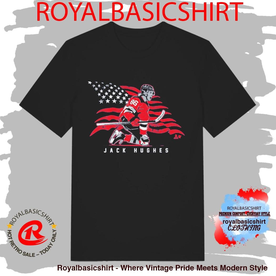 Jack Hughes Stars And Stripes Superstar Pose Shirt