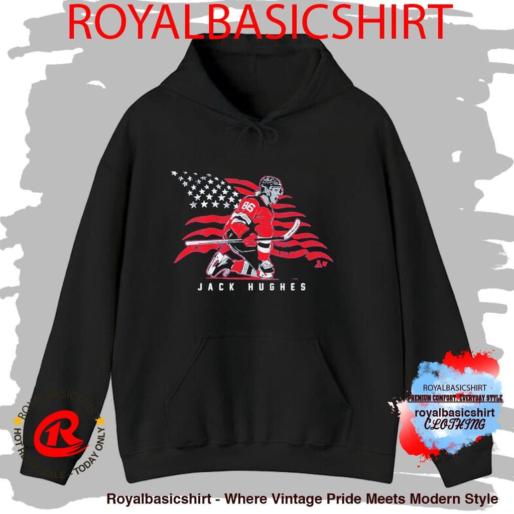 Jack Hughes Stars And Stripes Superstar Pose Shirt