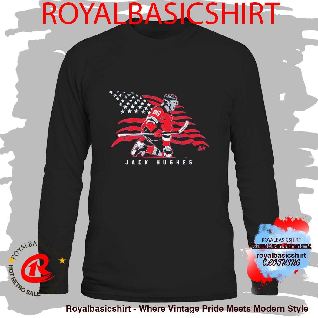 Jack Hughes Stars And Stripes Superstar Pose Shirt